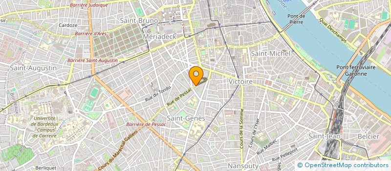 localisation de l'entreprise MONSIEUR STANISLAS DELAVELLE  BORDEAUX