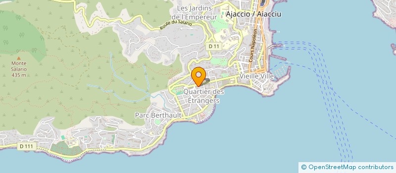 localisation de l'entreprise MONSIEUR STANISLAS DELIQUIET à AJACCIO