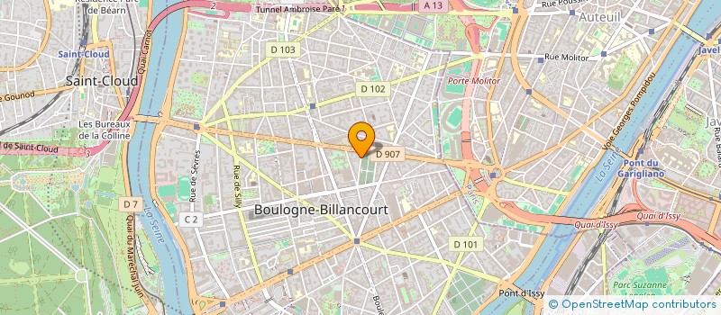 localisation de l'entreprise MONSIEUR STANISLAS DEMONTE à BOULOGNE-BILLANCOURT