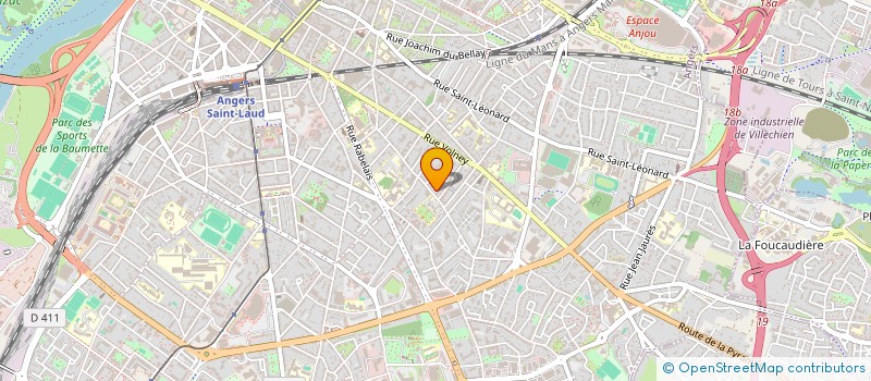 localisation de l'entreprise MONSIEUR STANISLAS DESJARS DE KERANROUE à ANGERS