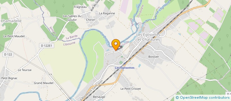 localisation de l'entreprise MONSIEUR STANISLAS DIET  LES EGLISOTTES-ET-CHALAURES