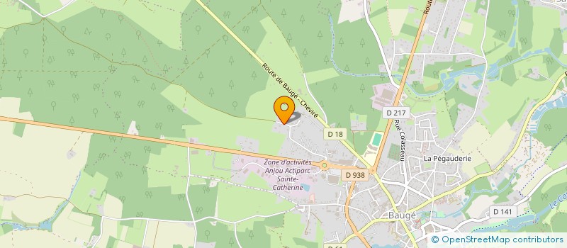 localisation de l'entreprise MONSIEUR STANISLAS DUBOIS  BAUGE-EN-ANJOU