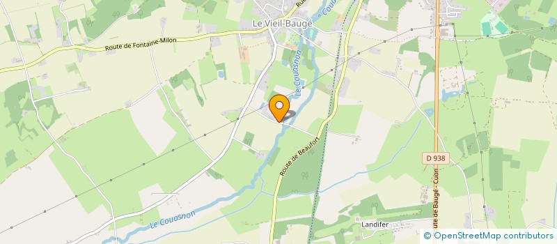 localisation de l'entreprise MONSIEUR STANISLAS DUBOIS  BAUGE-EN-ANJOU