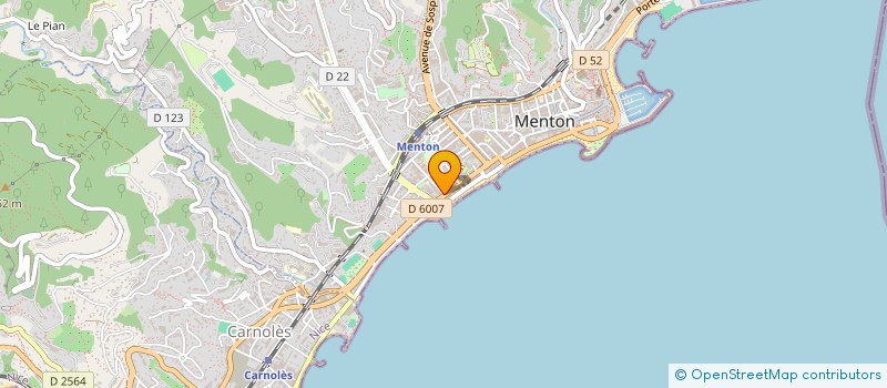 localisation de l'entreprise MONSIEUR STANISLAS DUCREUX  MENTON