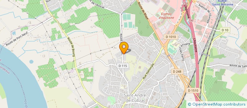 localisation de l'entreprise MONSIEUR STANISLAS DUFEAL à SAINT-ANDRE-DE-CUBZAC