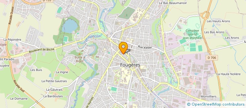 localisation de l'entreprise MONSIEUR STANISLAS DURANCEAU  FOUGERES