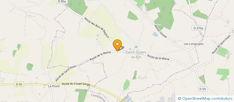 localisation de l'entreprise MONSIEUR STANISLAS DUTEL  SAINT-OUEN-LE-PIN