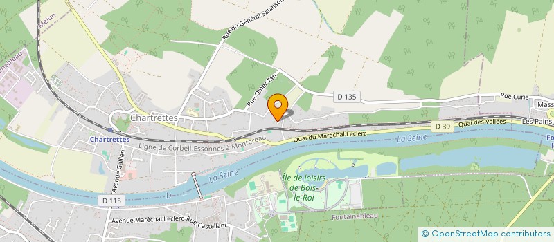 localisation de l'entreprise MONSIEUR STANISLAS FAGUERET  CHARTRETTES