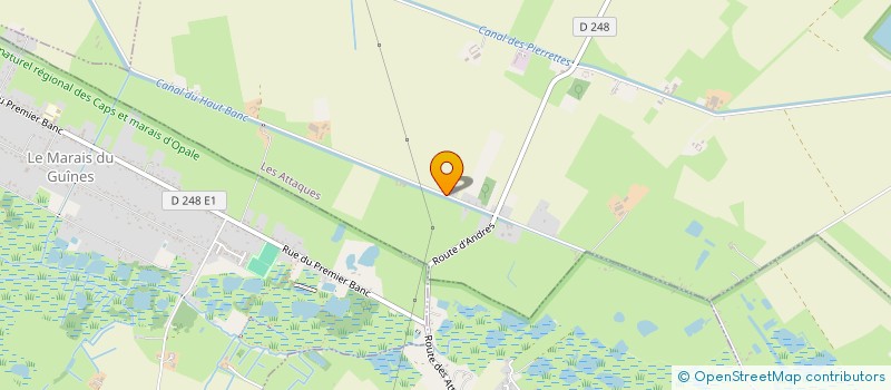 localisation de l'entreprise MONSIEUR STANISLAS FASQUEL  LES ATTAQUES