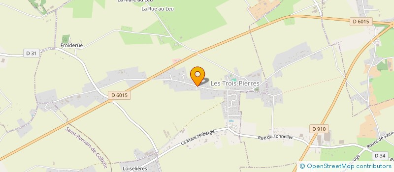 localisation de l'entreprise MONSIEUR STANISLAS FERRIC  LES TROIS-PIERRES