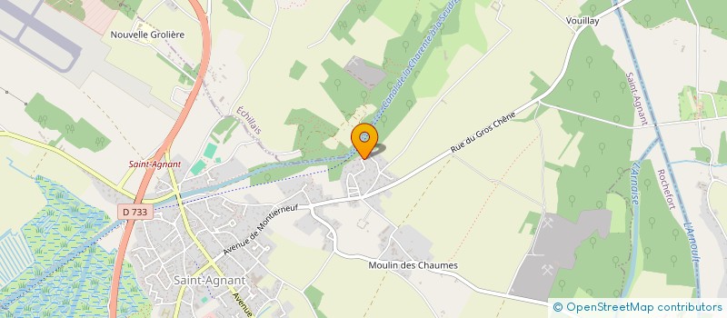 localisation de l'entreprise MONSIEUR STANISLAS FONTAINE  SAINT-AGNANT