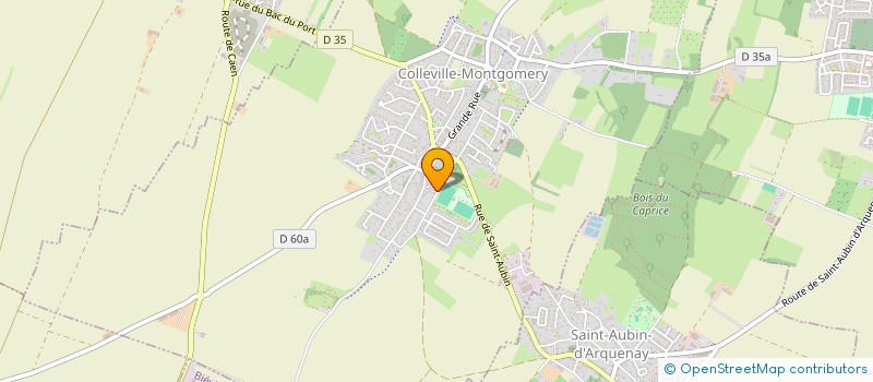 localisation de l'entreprise MONSIEUR STANISLAS FRIGOUT  COLLEVILLE-MONTGOMERY