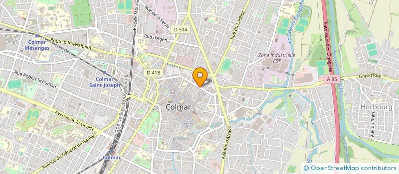 localisation de l'entreprise MONSIEUR STANISLAS GAJEWSKI  COLMAR