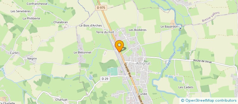 localisation de l'entreprise MONSIEUR STANISLAS GARCIA  ATTIGNAT