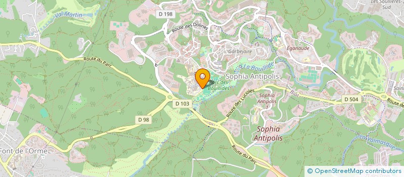 localisation de l'entreprise MONSIEUR STANISLAS GIOAN à VALBONNE