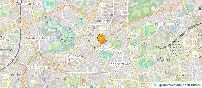 localisation de l'entreprise MONSIEUR STANISLAS GONOT  RENNES