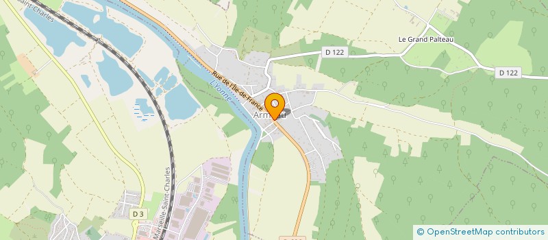 localisation de l'entreprise MONSIEUR STANISLAS GROENINCK  ARMEAU