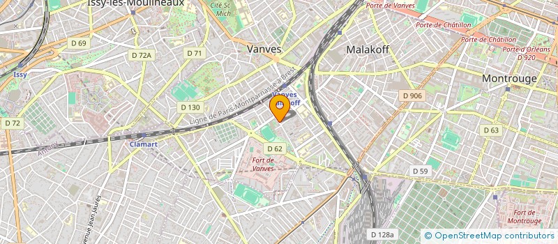 localisation de l'entreprise MONSIEUR STANISLAS HENRARD  MALAKOFF