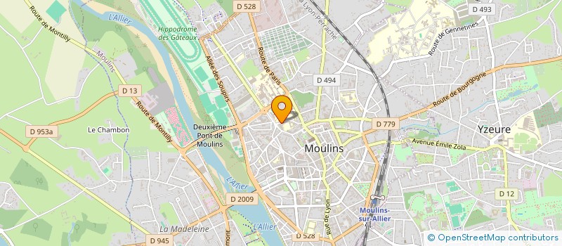 localisation de l'entreprise MONSIEUR STANISLAS HUBERT à MOULINS