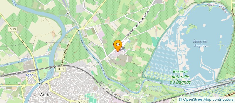 localisation de l'entreprise MONSIEUR STANISLAS LANDRI  AGDE