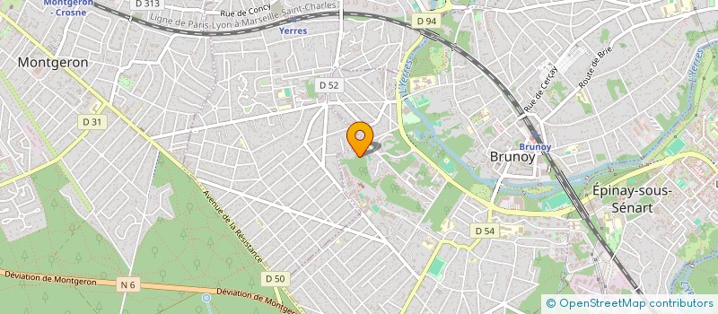 localisation de l'entreprise MONSIEUR STANISLAS LE FAOU à BRUNOY