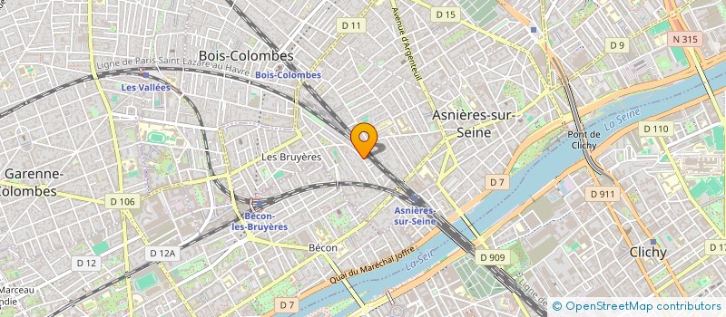 localisation de l'entreprise MONSIEUR STANISLAS LE QUERE  ASNIERES-SUR-SEINE