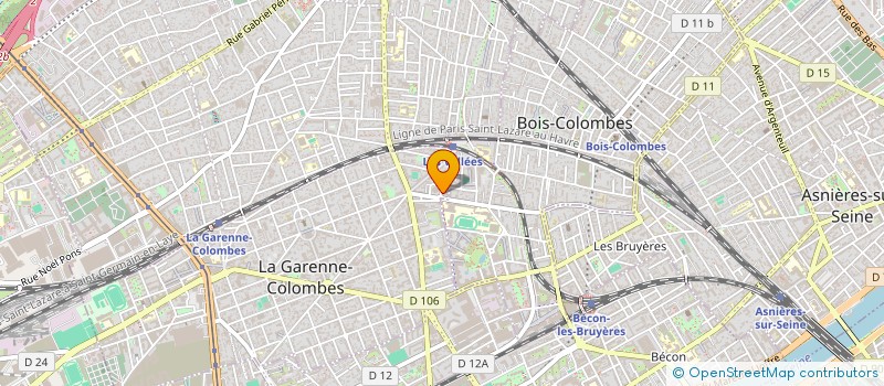 localisation de l'entreprise MONSIEUR STANISLAS LEMBICZ à LA GARENNE COLOMBES