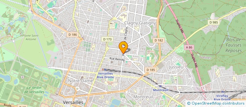 localisation de l'entreprise MONSIEUR STANISLAS LIGER-BELAIR à VERSAILLES