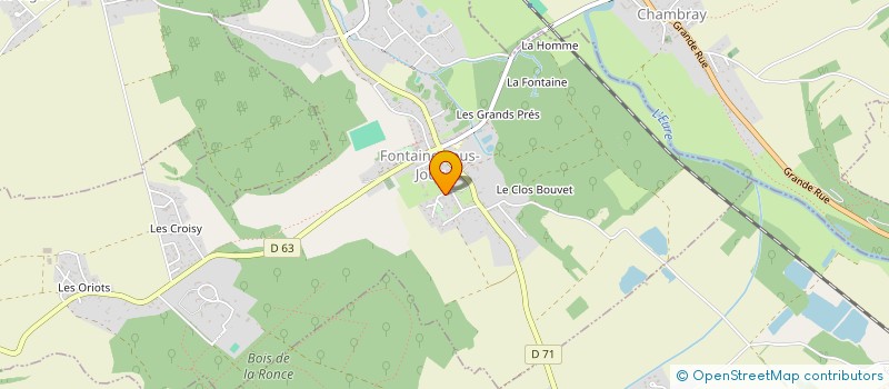 localisation de l'entreprise MONSIEUR STANISLAS LINOL  FONTAINE-SOUS-JOUY