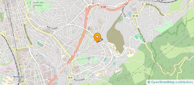 localisation de l'entreprise MONSIEUR STANISLAS LONGIN  SAINT-ETIENNE