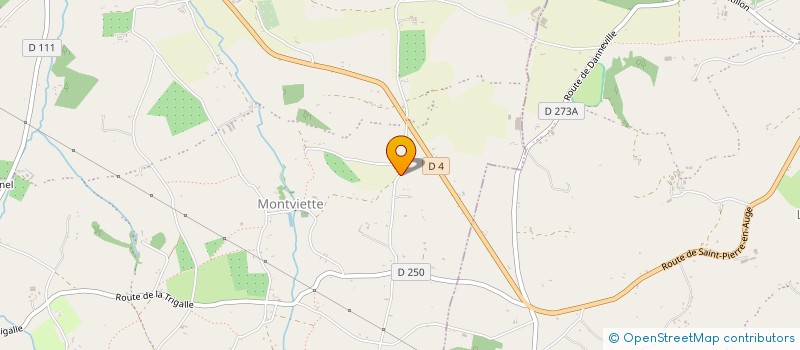 localisation de l'entreprise MONSIEUR STANISLAS LOUBIERE  SAINT-PIERRE-EN-AUGE