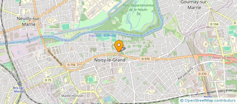localisation de l'entreprise MONSIEUR STANISLAS LURIENNE à NOISY-LE-GRAND