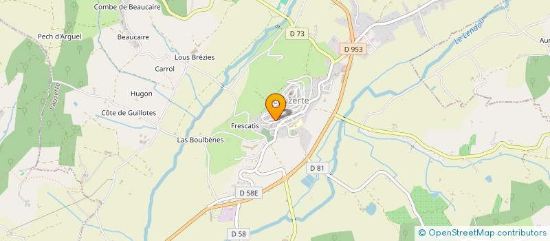 localisation de l'entreprise MONSIEUR STANISLAS MARRE à LAUZERTE