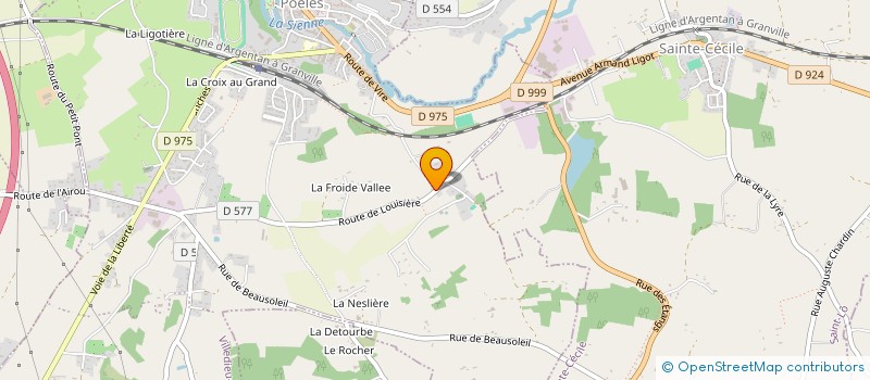 localisation de l'entreprise MONSIEUR STANISLAS MASSIER  LA COLOMBE