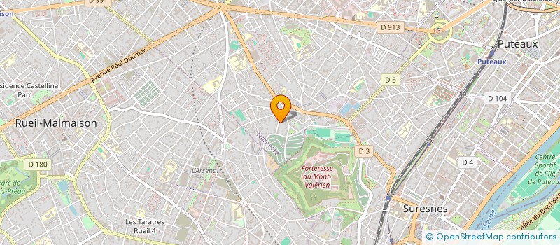 localisation de l'entreprise MONSIEUR STANISLAS MAURICE  NANTERRE