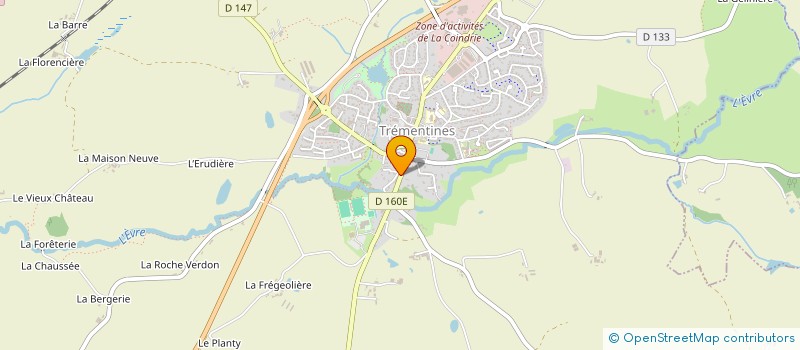 localisation de l'entreprise MONSIEUR STANISLAS MENANT  TREMENTINES