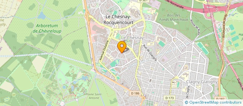 localisation de l'entreprise MONSIEUR STANISLAS MOTHES  LE CHESNAY-ROCQUENCOURT