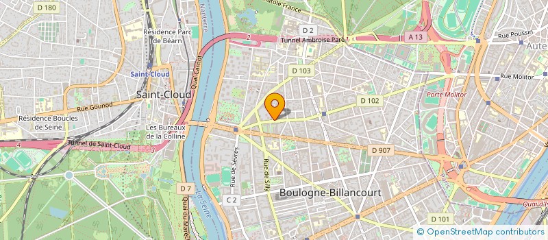 localisation de l'entreprise MONSIEUR STANISLAS NOMMICK à BOULOGNE-BILLANCOURT
