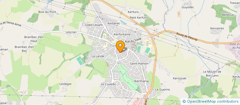 localisation de l'entreprise MONSIEUR STANISLAS OGER  PLESCOP