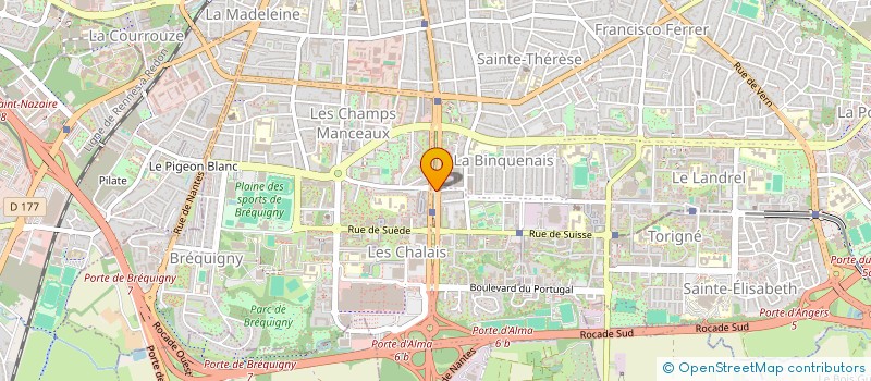 localisation de l'entreprise MONSIEUR STANISLAS PELE  RENNES