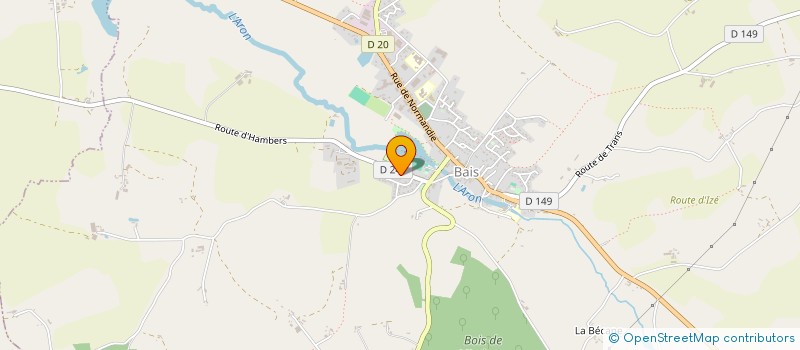 localisation de l'entreprise MONSIEUR STANISLAS PIERRE  BAIS