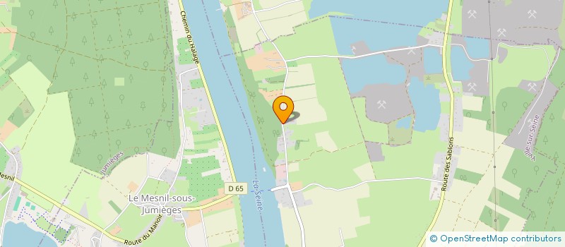 localisation de l'entreprise MONSIEUR STANISLAS POULLET  YVILLE-SUR-SEINE