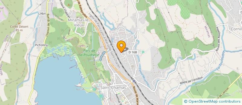 localisation de l'entreprise MONSIEUR STANISLAS PREVOST  SAINT-CHAMAS