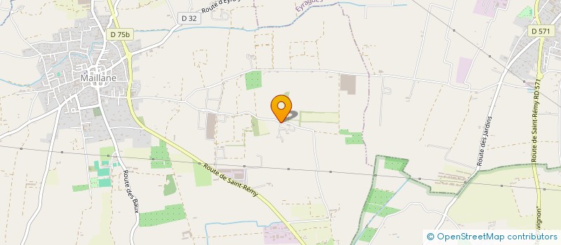 localisation de l'entreprise MONSIEUR STANISLAS RIEU  MAILLANE