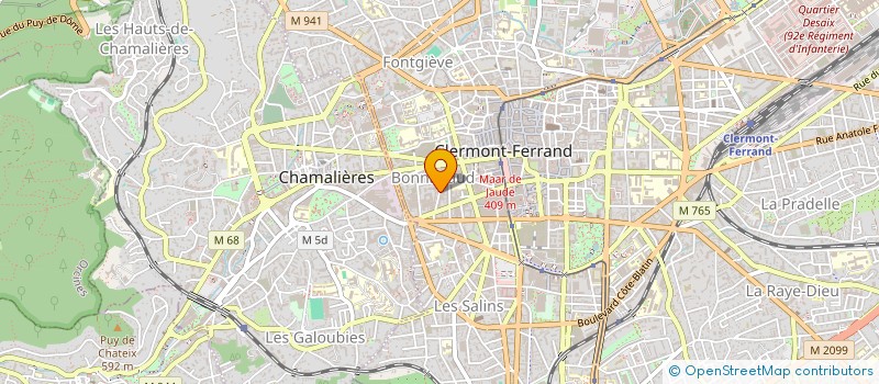 localisation de l'entreprise MONSIEUR STANISLAS RODAMEL à CLERMONT-FERRAND