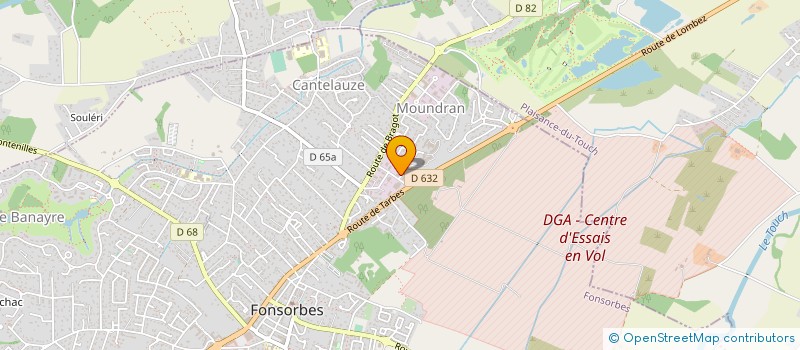 localisation de l'entreprise MONSIEUR STANISLAS SIMAND  FONSORBES