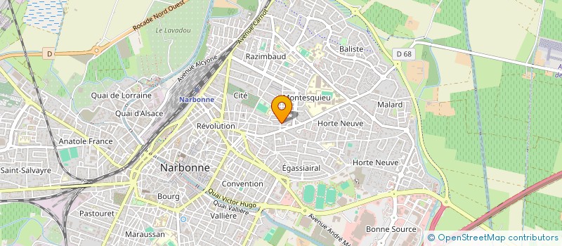 localisation de l'entreprise MONSIEUR STANISLAS SORIVELLE  NARBONNE