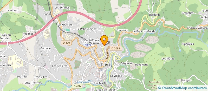 localisation de l'entreprise MONSIEUR STANISLAS TICHIT à THIERS