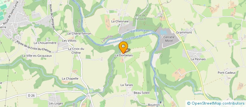 localisation de l'entreprise MONSIEUR STANISLAS VERMET à CALORGUEN