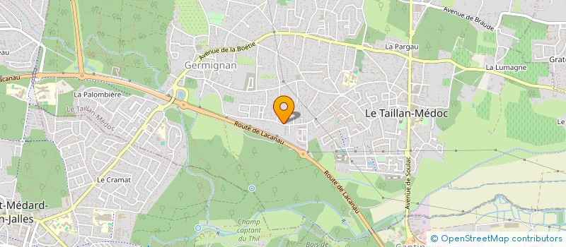 localisation de l'entreprise MONSIEUR STANISLAS VERRIER  SAINT-LAURENT-MEDOC